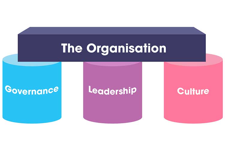 Governance, leadership and culture are the pillars of an organisation