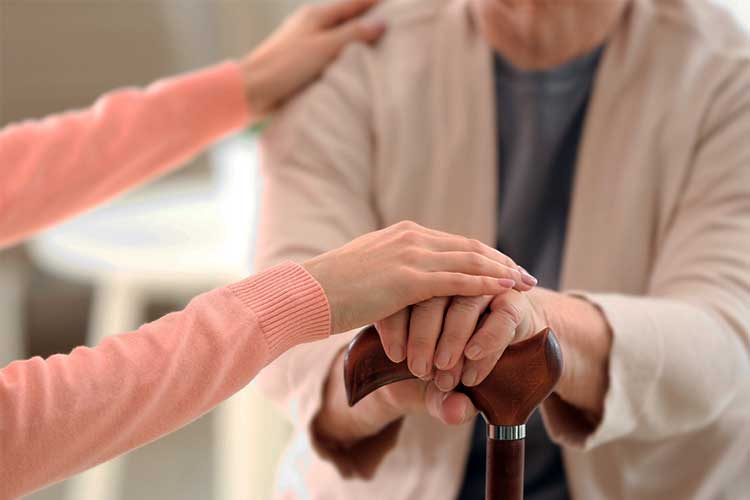 carer with older patient