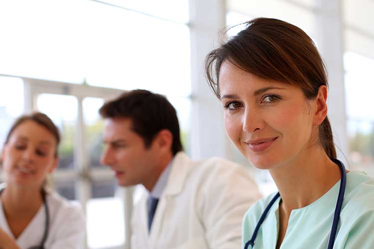 Nurse looking at the camera | Image