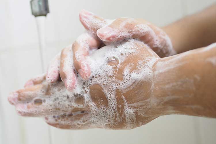 immunodeficiency prevention hand hygiene