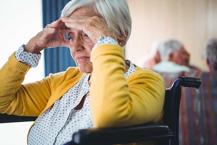 responsible information delivery confused older woman