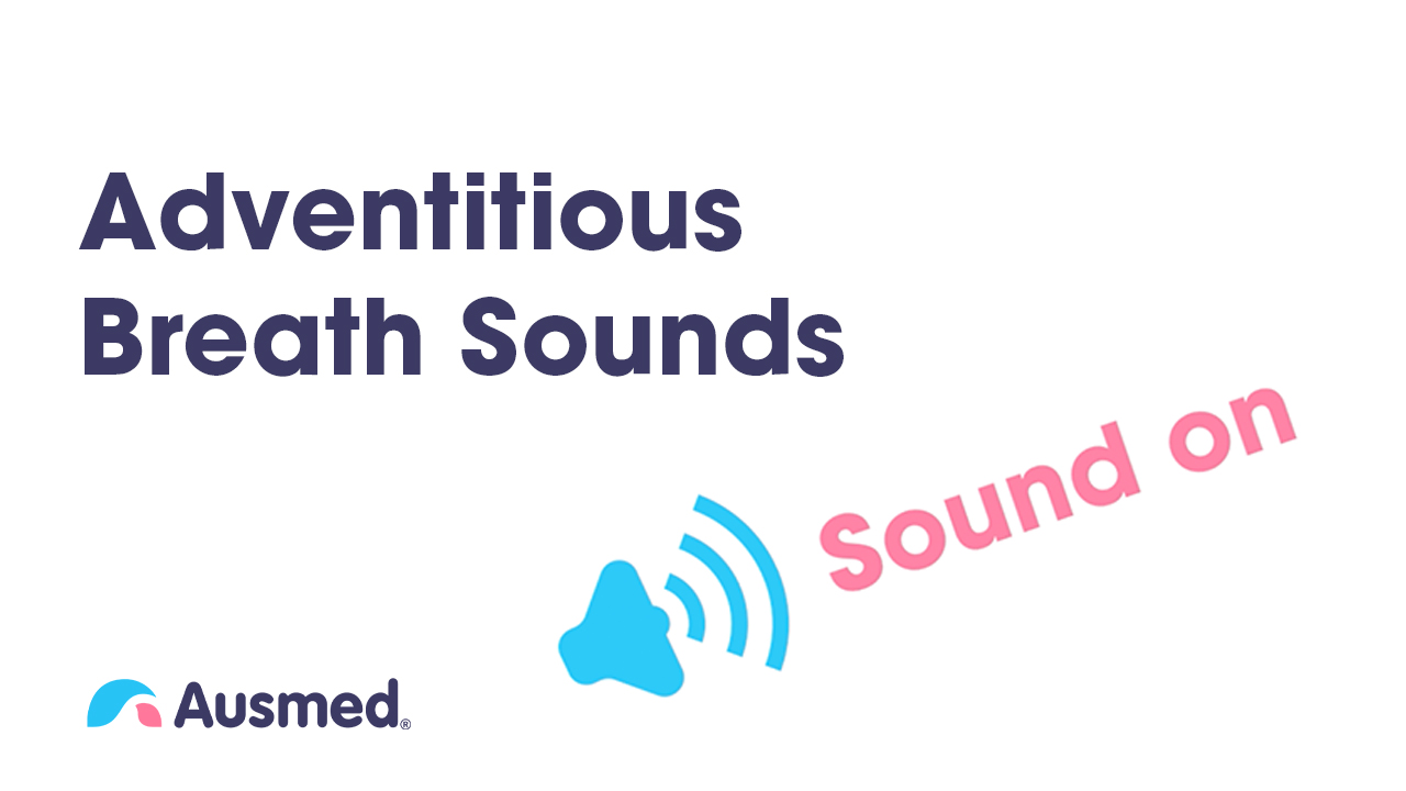 define three types of adventitious breath sounds