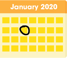 Calendar of January 2020 | Image