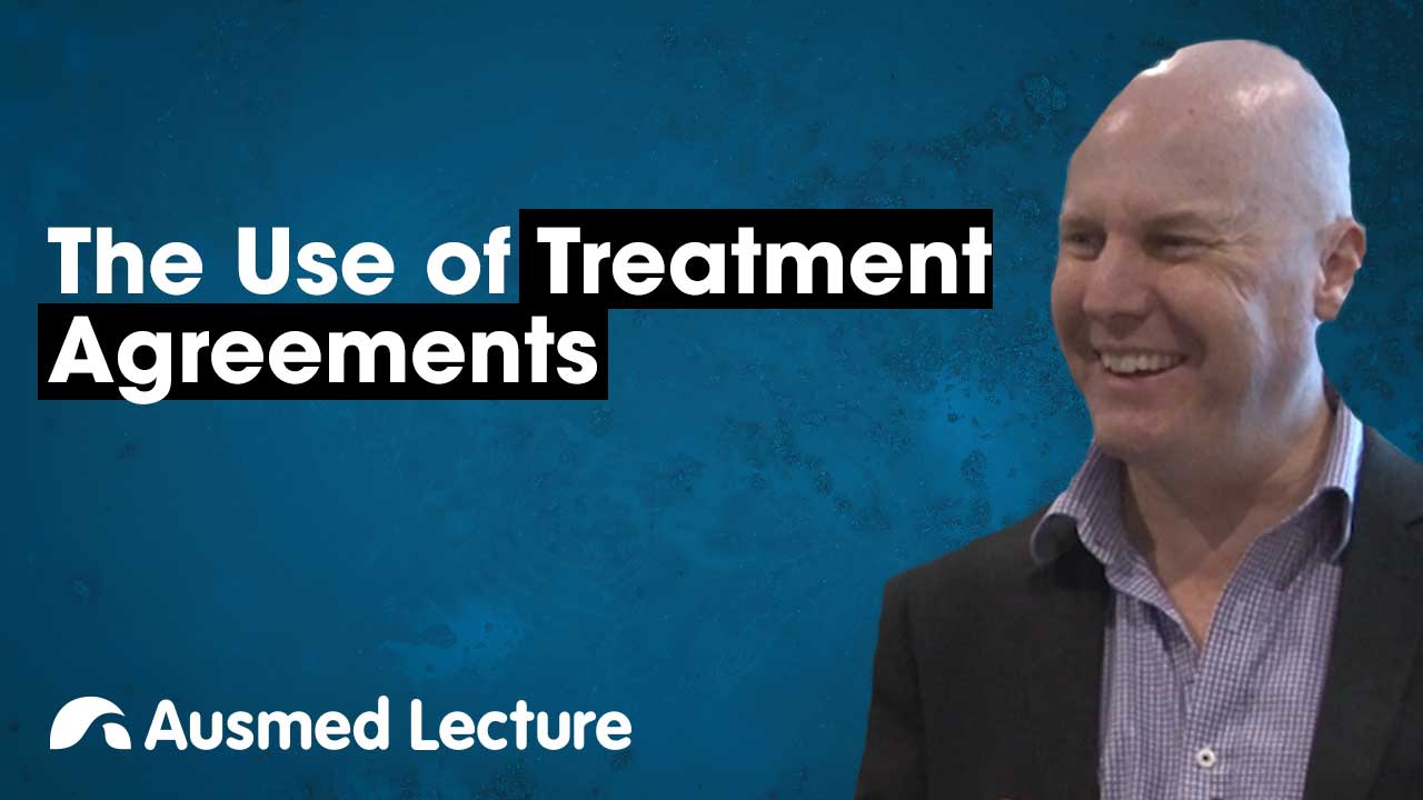 Cover image for lecture: The Use of Treatment Agreements